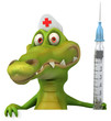 Illustration: Fun crocodile Fun crocodile