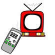 Television and remote control