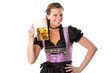 Frau im Dirndl