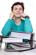Friendly office woman