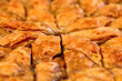 Homemade baklava - Turkish filo sweet pastry 02