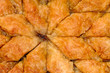Homemade baklava - Turkish filo sweet pastry