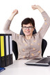 Friendly office woman
