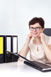 Friendly office woman