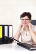 Friendly office woman
