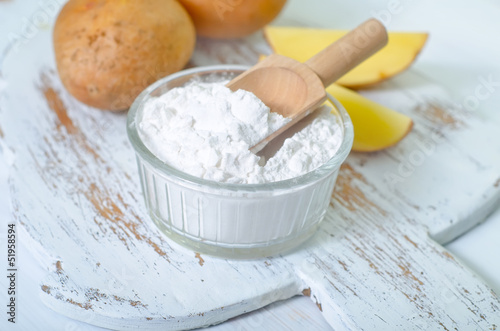 Photo: potato starch potato starch
