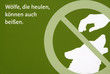 Illustration: Wölfe, die heulen, können auch beißen Wölfe, die heulen, können auch beißen