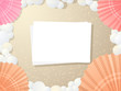 Vector: Beach card Beach card