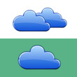 Vector: Glossy cloud icon Glossy cloud icon