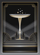 Art Deco Background and Frame