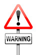 Warning concept.
