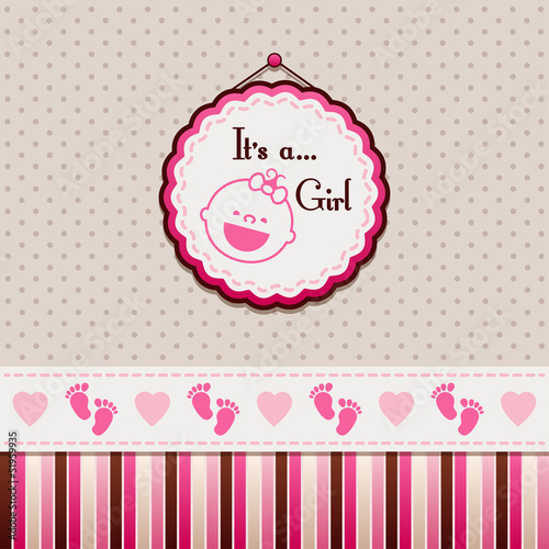 Vector: It's a girl It's a girl