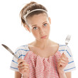 Hungry woman