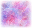 Abstract geometric polygonal background in pink colors