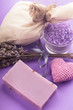 lavender spa set