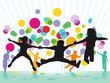 Farbenfrohes Kinder Fest