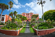 Foto: Tropical gardens in La Orotava town, Tenerife, Canary ,Spain Tropical gardens in La Orotava town, Tenerife, Canary ,Spain