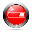 Low charged battery icon