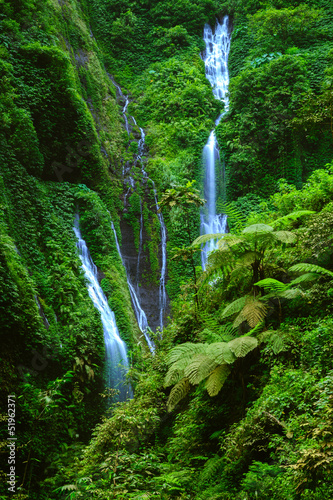 Fototapeta Madakaripura Waterfall, East Java, Indonesia