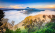Bromo vocalno at sunrise, East Java, , Indonesia