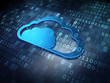 Cloud Technology Concept: Blue... Cloud Technology Concept: Blue...