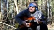 Video: Man playing guitar Man playing guitar