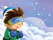 The kid on the skis