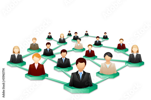 Vector: vector illustration of social human networking vector illustration of social human networking