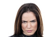 Portrait of dissatisfied young woman