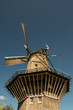 Amsterdam, The Netherlands. Typical Dutch Windmill on a sunny da
