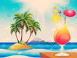Cocktail on the beach
