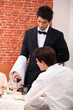 Foto: portrait of a waiter portrait of a waiter