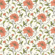 Seamless floral pattern, vector