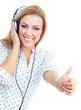 Young woman with earphones