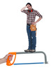 Foto: Tired carpenter Tired carpenter