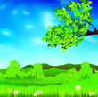 Druck naturlandschaft