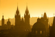 prague - spires of the old town