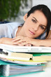 Overworked woman