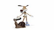 Animation of a dog and snail.