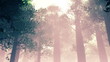 Magic Deep Forest Fairy Tale Scene 3D artwork
