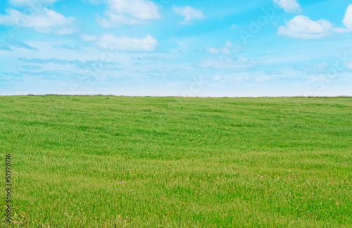 Photo: meadow and clouds meadow and clouds