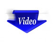Blue Video Arrow