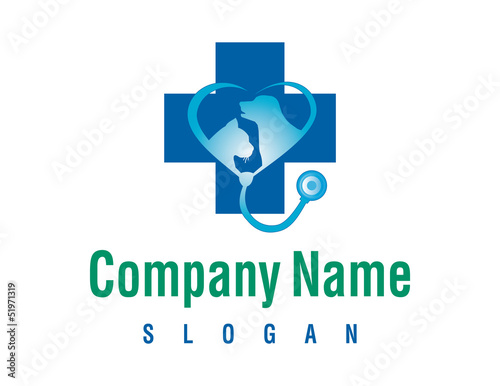 Vector: animal hospital design animal hospital design