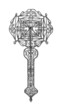 Illustration: Wrought Iron : Gril - Fer Forgé - 16th century Wrought Iron : Gril - Fer Forgé - 16th century