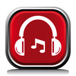 Ilustração vetorial : EAR MUSIC ICON EAR MUSIC ICON