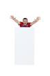 Photo: Excited workman Excited workman