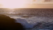 Coast at dusk