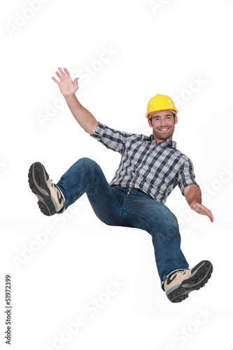 Photo: bouncing young craftsman bouncing young craftsman