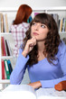 Thoughtful student