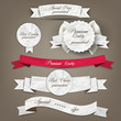 Set of Superior Quality and Satisfaction Guarantee Ribbons, Labe